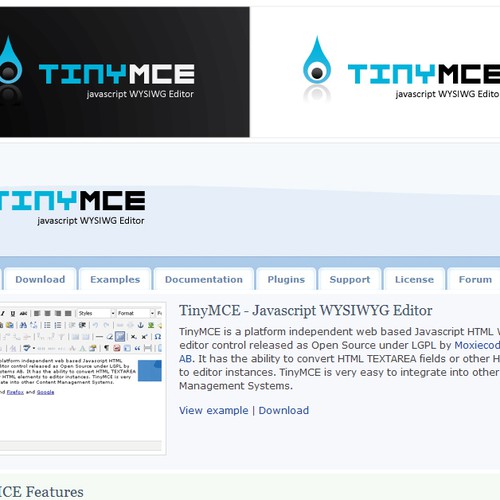 Logo for TinyMCE Website デザイン by Pixey