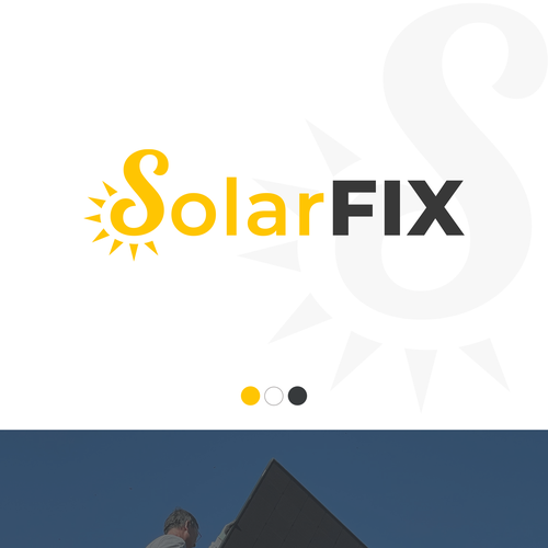 help us reveal the newest face of the solar repair industry - SolarFix Design by C.K. Desiigns