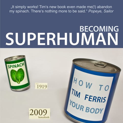 "Becoming Superhuman" Book Cover Design por Peter M. Schuler