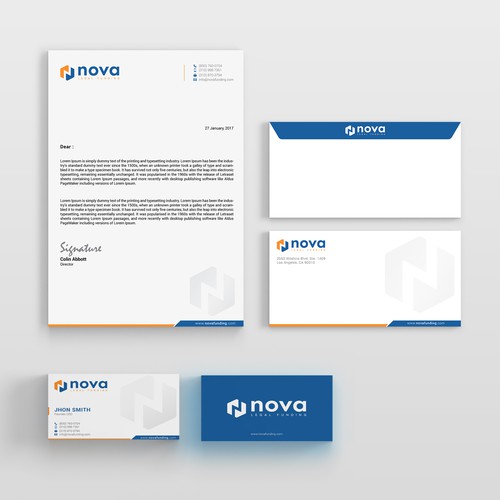 Design a Print Material (Biz Card, Letterhead, Letter) for Legal Funding Company Design by kaylee CK