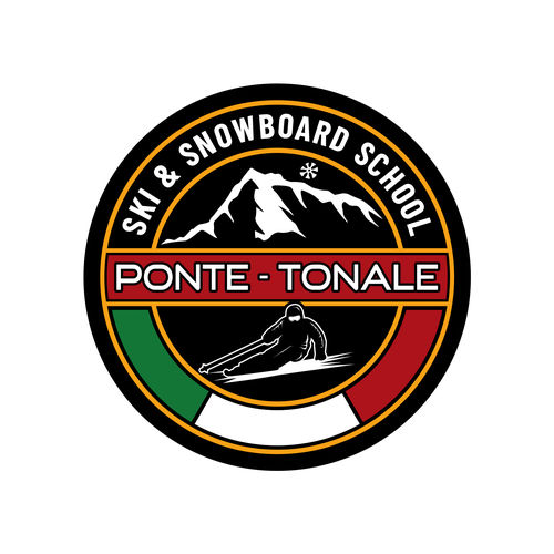 "Ski School Badge" winning T-shirt