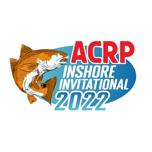 ACRP Fishing Tournament LOGO with fish illustration Design by Rainbowl_m