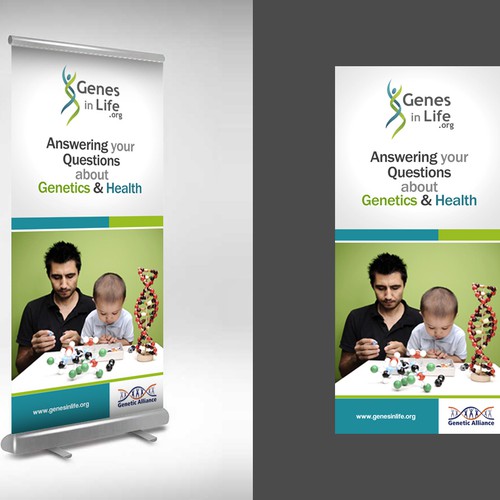 Create a conference poster for Genetic Alliance! Design by sougatacreative