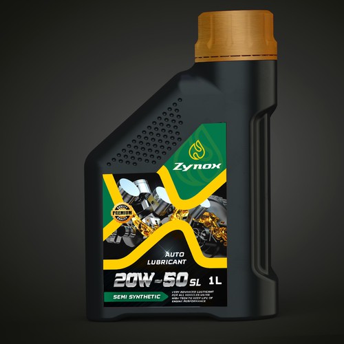 auto lubricant label design | strong , modern and powerful Design by Joe Ladislaus