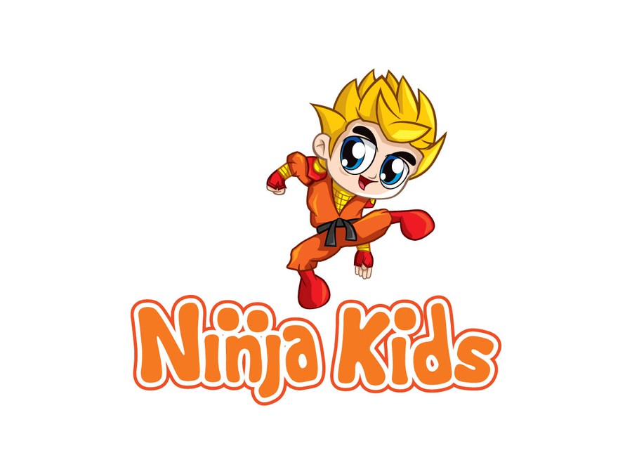 ninja kids logo | Logo design contest