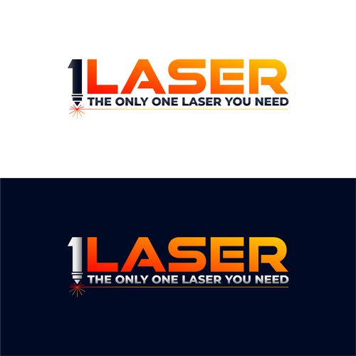 Please design the best logo for consumer laser industry for "1 Laser" Design by canda