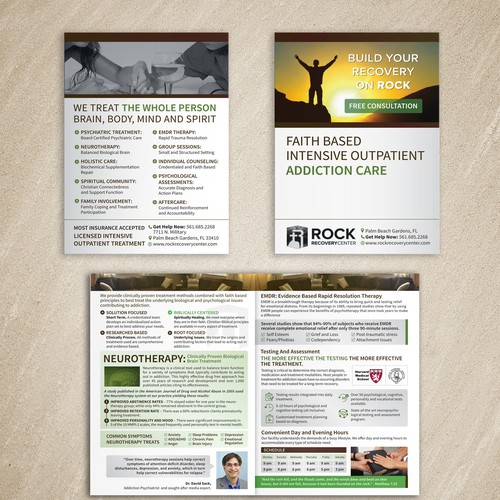 Addiction Treatment Brochure -- Guaranteed Contest Design by Julia S.