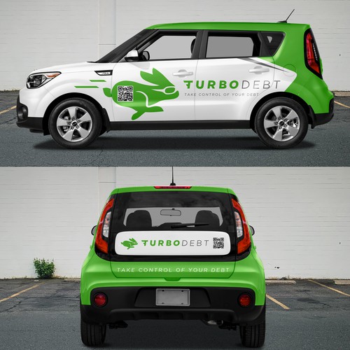 Kia Soul Car Wrap Design for Hot Fintech Startup Design by DuhaCreative