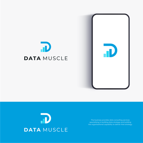 Modern logo for a new data consultancy Design by imman