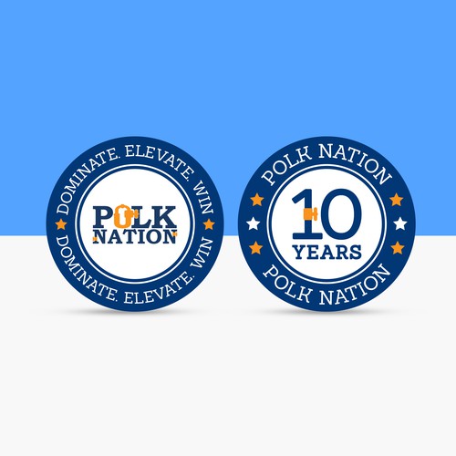 Employee Service Tenure Milestones Commemorative Coin Design by Ahsanaq