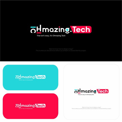 Design an Ohmazing Logo for a Technology Consulting Company. (Rebranding from hazeytech.com) Design réalisé par Mr. PARA