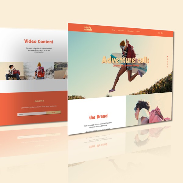 Retro Outdoor Backpack Brand site