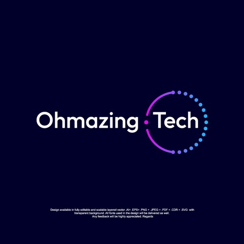 Design an Ohmazing Logo for a Technology Consulting Company. (Rebranding from hazeytech.com) Diseño de sthirteen