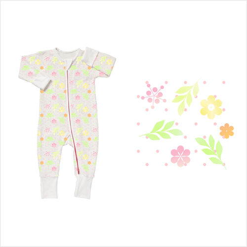 Illustrations to print onto a baby clothing- onesie, nursing cover, headbands, leggings..etc Design by rajabejo