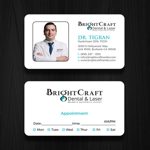 Modern Dental and Medical SPA business card Diseño de RENEXIT