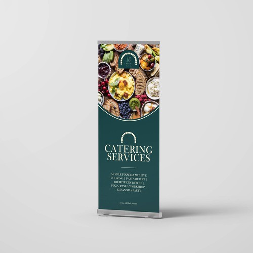 Roll-Up for special Catering Design von @rysmrn