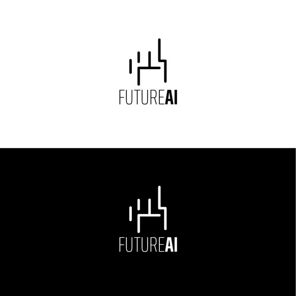 Future AI logo concept