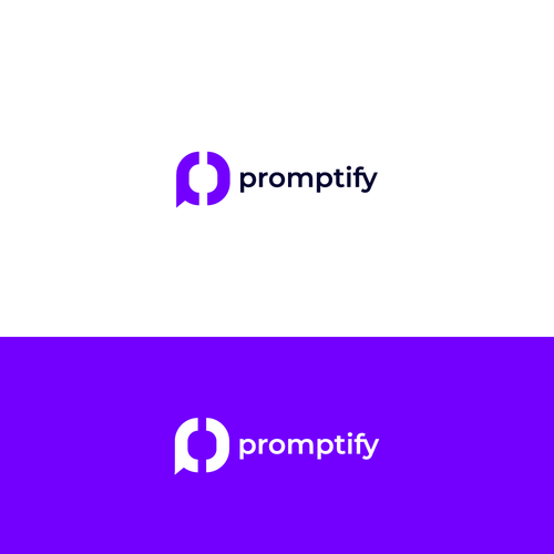 Modern, Simple and Sleek Logo for Promptify.com Design by LOGStudio