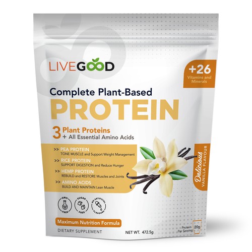 ***GUARANTEED PRIZE*** - LABEL DESIGN for Protein Powder -*****NEW***** Design by ag16