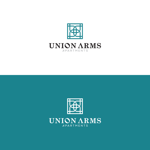 Designs Union Arms Apartments Logo Refresh Logo & brand identity