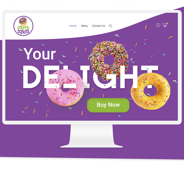 Main page for Donut store