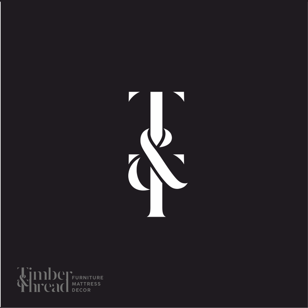 Design by A&D 81 titled "Timber & Thread concept logo"