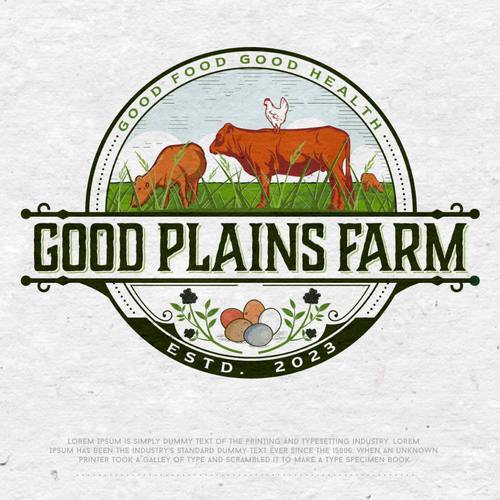 Create a unique logo that will stand out for a pasture based regenerative farm Design by MARLON KALIS