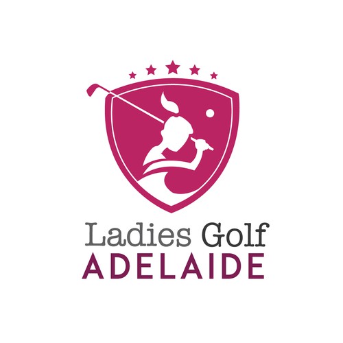 Create a golf logo for ladies Diseño de Avispart