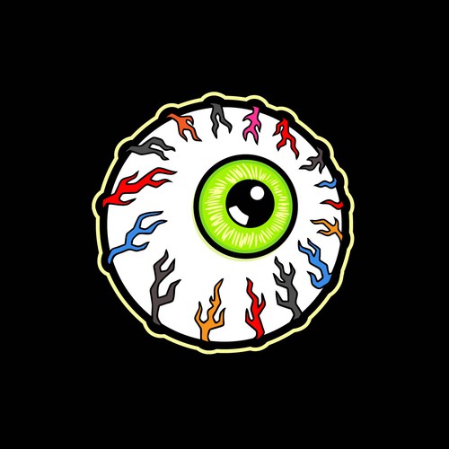 Techno Eyeball Design Design by r4pro