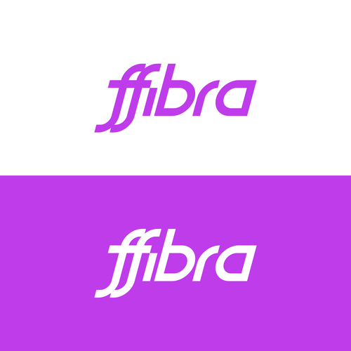 Logo for Fiber Internet Provider Diseño de Kaffa.Kahfi