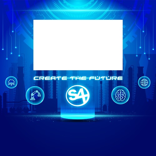 Scenic Print For Industrial Cybersecurity Conference Stage Design by Sheron Weerasinghe