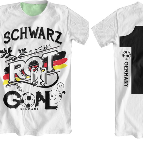 Football! World Cup! Summer! But hey ... what to wear? The alternative german football jersey! Design by Boket