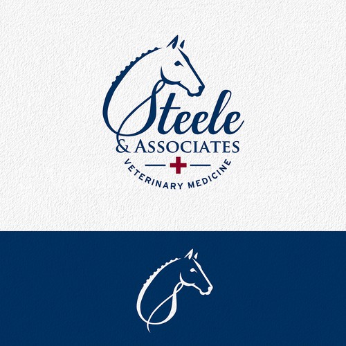 Equine Sports Medicine Veterinary Practice looking for a strong logo - Sophisticated. Abstract. Clean Lines. Emblem Pref Design by Painted Pony Studios