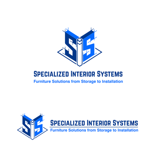 We need a powerful yet elegant and simple logo for our business interior solutions company. Design by lanmorys