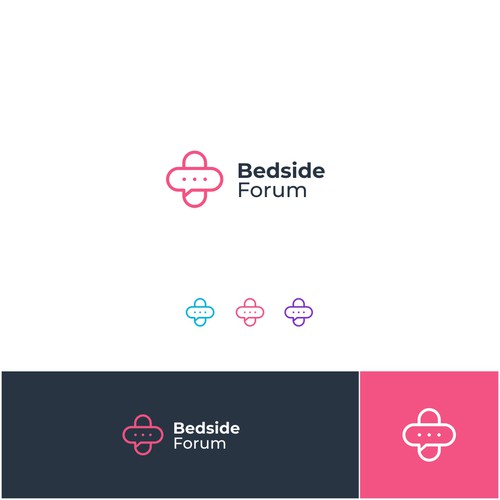 Design a LOGO for a Live Chat App for Patients and their Families! Design by TheDaydreamerStd