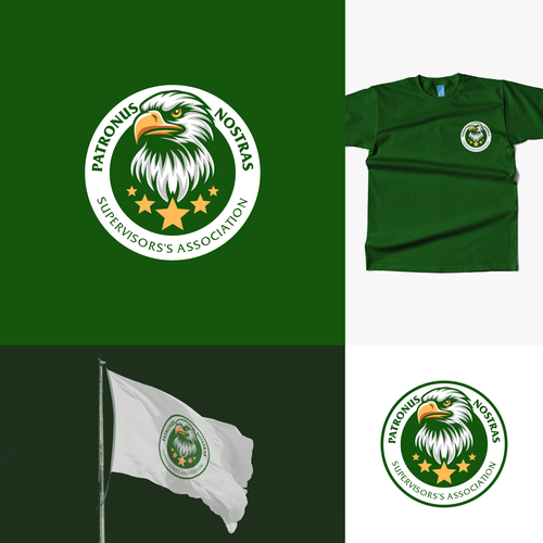Border Patrol Supervisors Association Eagle Logo Design Design by BAYUSEMURUP