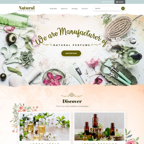 Web page design contest entry by I'm Possible19