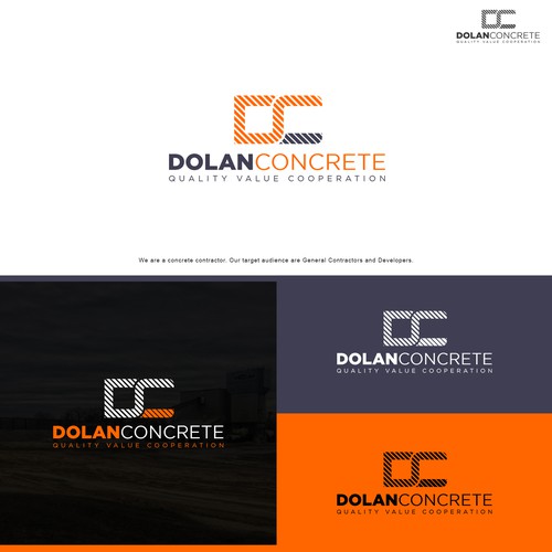 Dolan Concrete Logo Design by Brainify