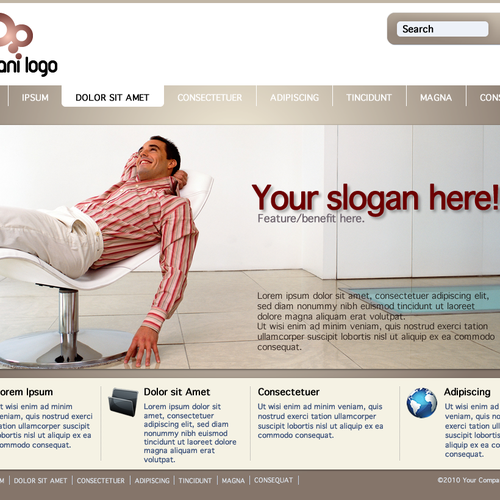 1-3 Page Website Template Design von Neolist