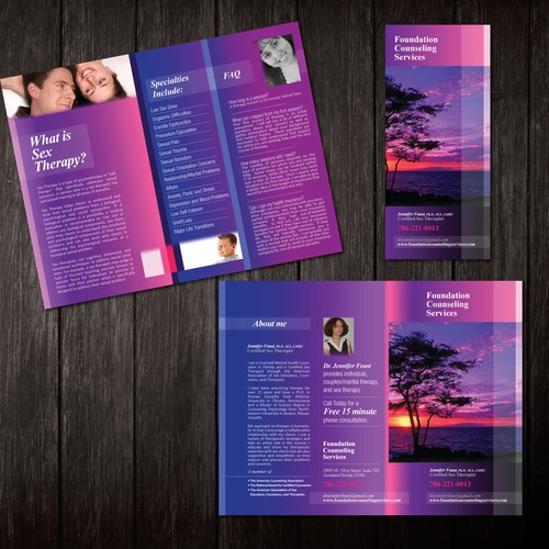 Counseling And Sex Therapy Brochure Brochure Contest 8102