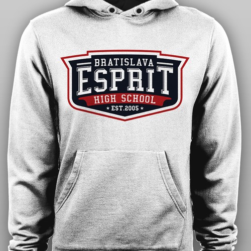 High school hoodie design for premium merch Clothing or apparel contest