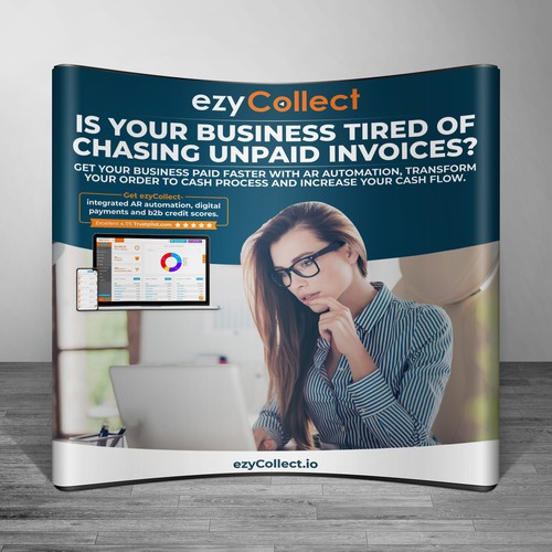 B2B Saas Pull Up Banner for Trade Show Diseño de icon89GraPhicDeSign