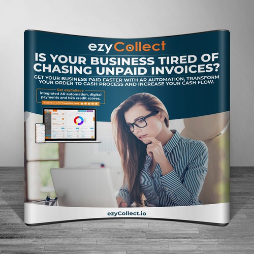 B2B Saas Pull Up Banner for Trade Show Design by icon89GraPhicDeSign