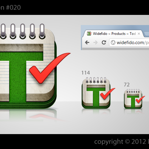 New Application Icon for Productivity Software Design por MikeKirby