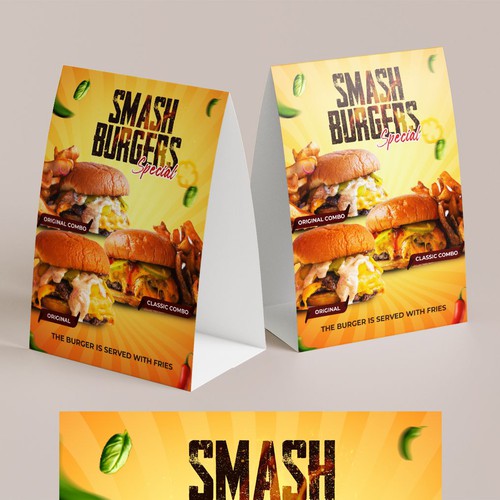 Smash Burger Marketing Materials Design by Kristya Nugraha