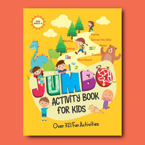 Fun Design for Jumbo Activity Book Ontwerp door uget