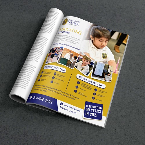 Designs | Design a scintillating magazine ad for elementary school ...