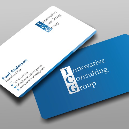 Design di ICG Business Cards di Brandmaker artist