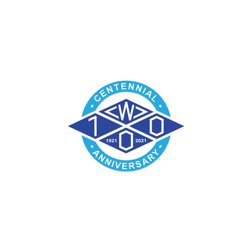 Design Centennial Anniversary Logo por Shkava