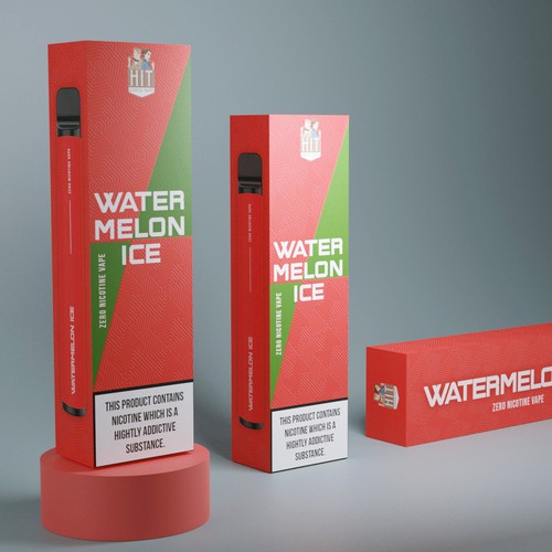 Vape Box in the style of Sugar Free Red Bull Design by A2Z ♈︎BRANDING♈︎©